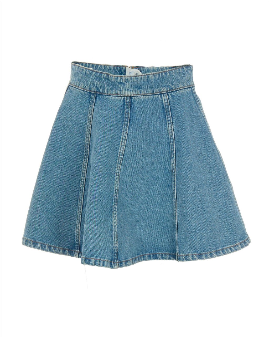 Rotate Skirts Vintage Blue Denim Blauw