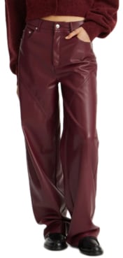 Rotate Trousers Bordeaux Rood