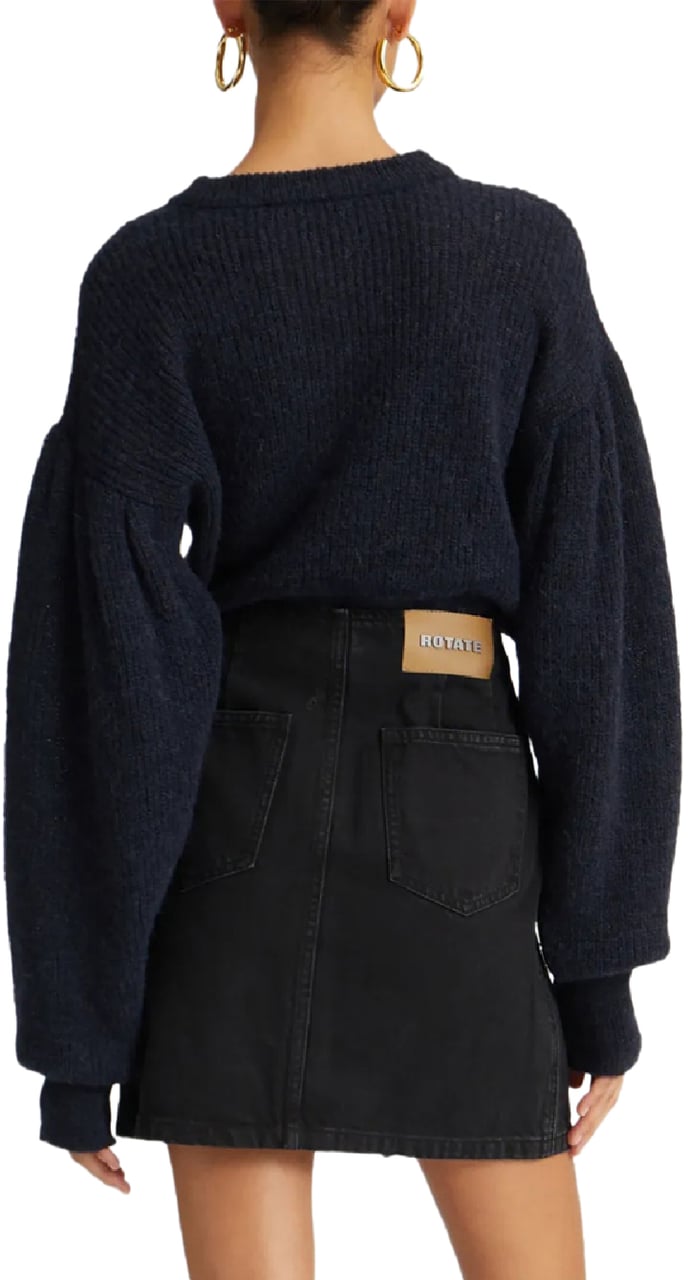 Rotate knit puff crewneck divers Divers