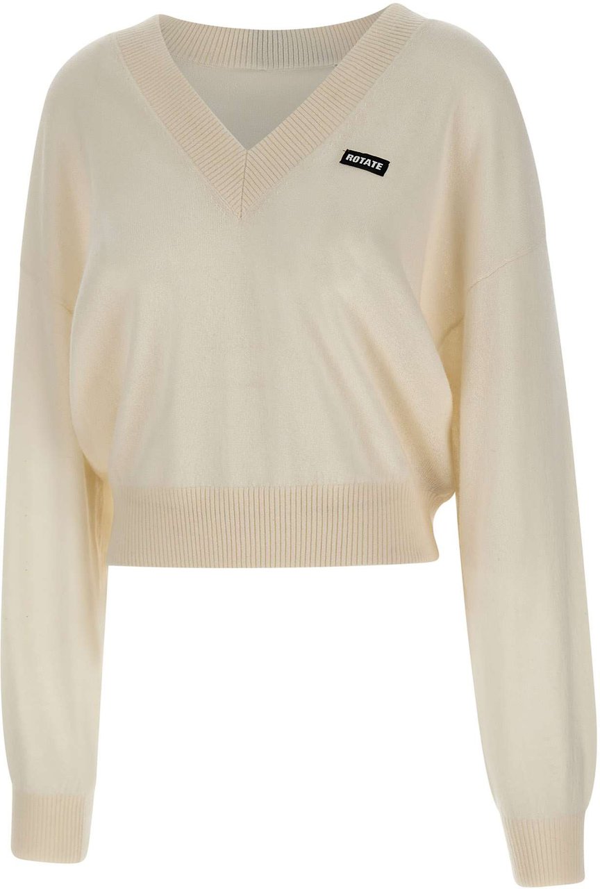 Rotate Sweaters White Wit