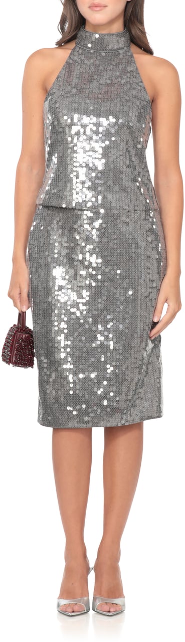 Rotate Skirts Silver Zilver