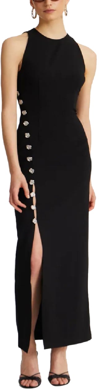 Rotate crepe button dress divers Divers