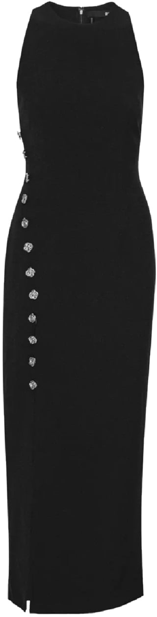 Rotate crepe button dress divers Divers