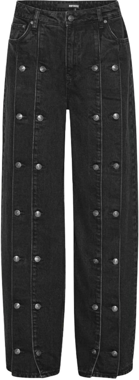 Rotate Jeans Black Denim Zwart