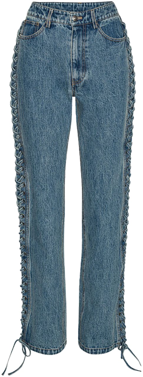 Rotate Jeans Vintage Blue Denim Blauw