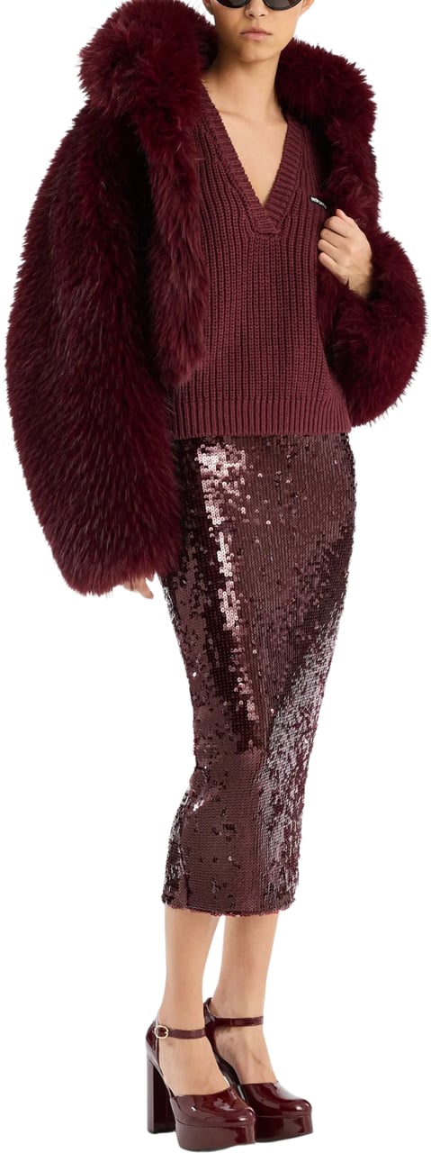 Rotate Skirts Red Rood