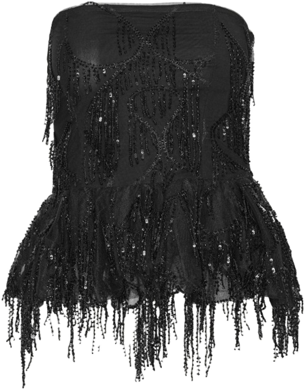 Rotate Top Black Zwart