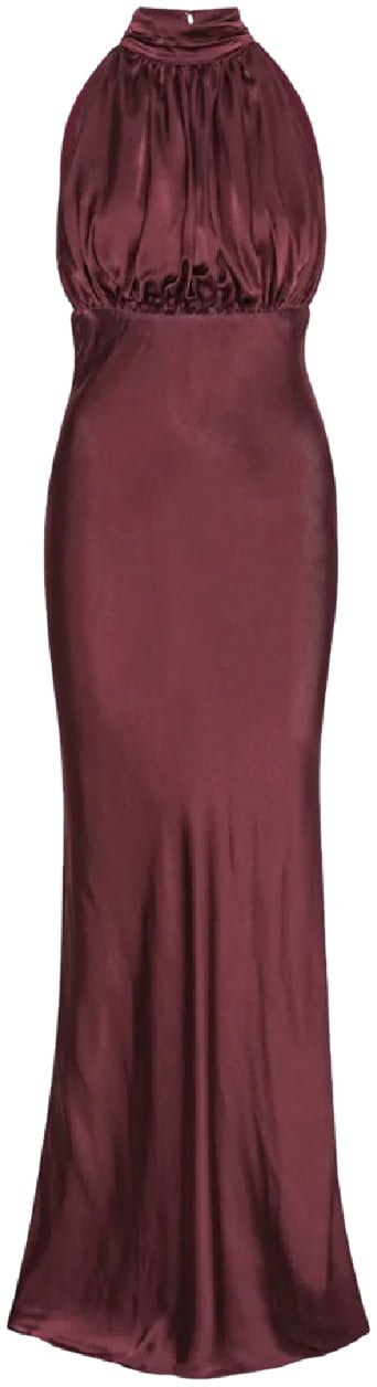 Rotate sleeveless silk dress divers Divers