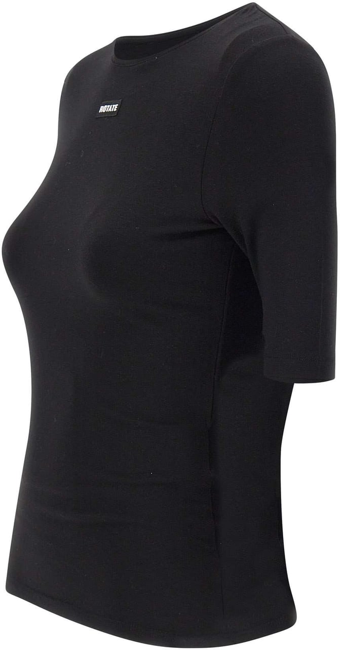 Rotate T-Shirts And Polos Black Zwart