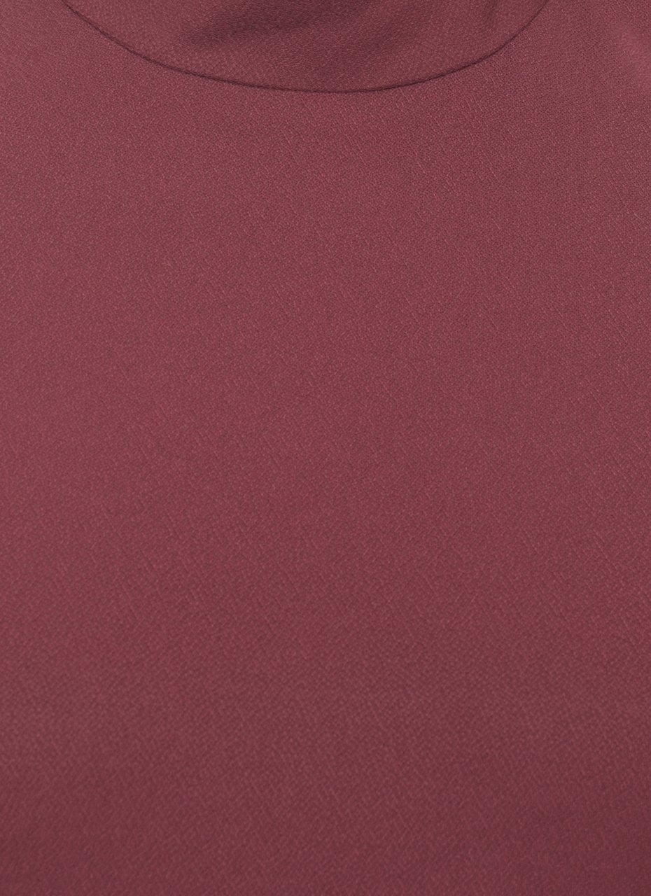Rotate Dresses Burgundy Maroon