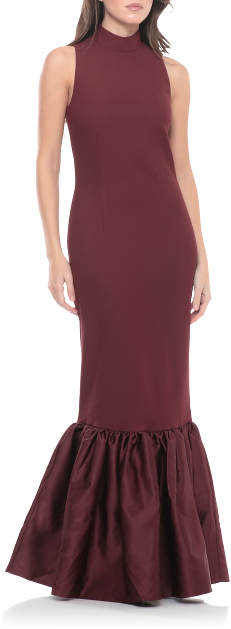 Rotate Dresses Burgundy Maroon