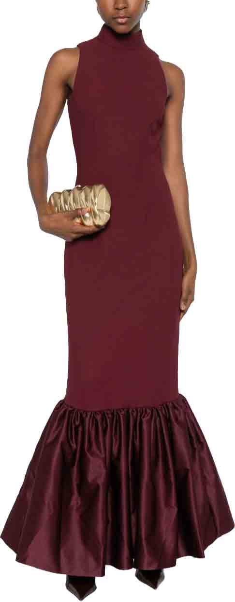 Rotate Dresses Red Maroon