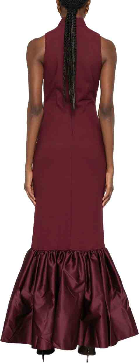 Rotate Dresses Red Maroon