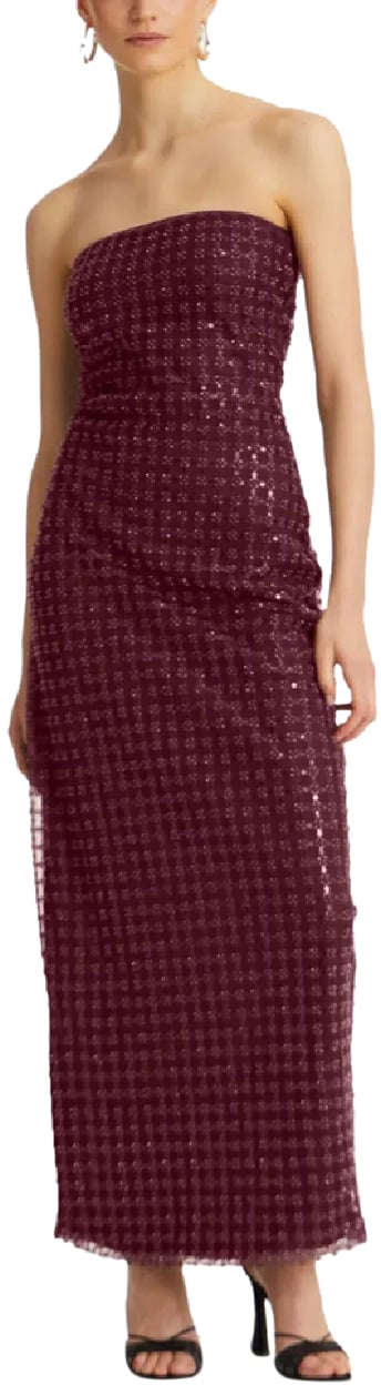 Rotate beaded maxi tube dress divers Divers