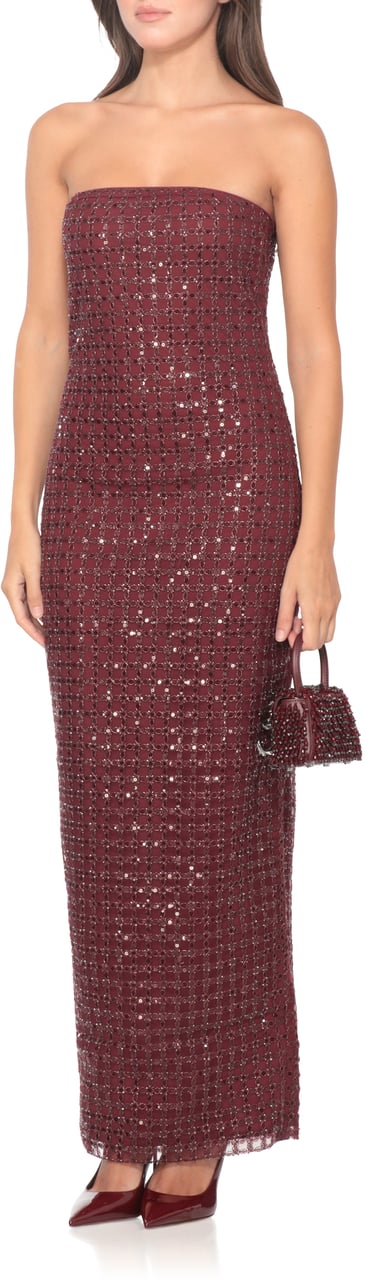 Rotate Dresses Bordeaux Rood