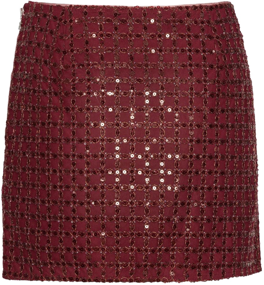 Rotate Skirts Red Rood