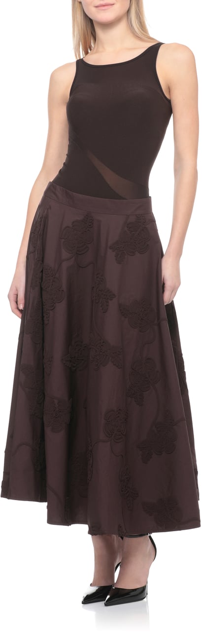 Rotate Skirts Brown Bruin