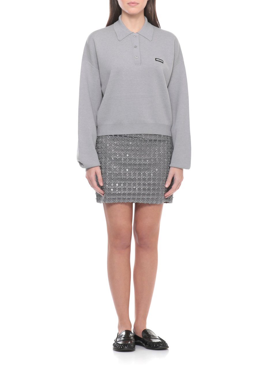 Rotate T-Shirts And Polos Grey Grijs