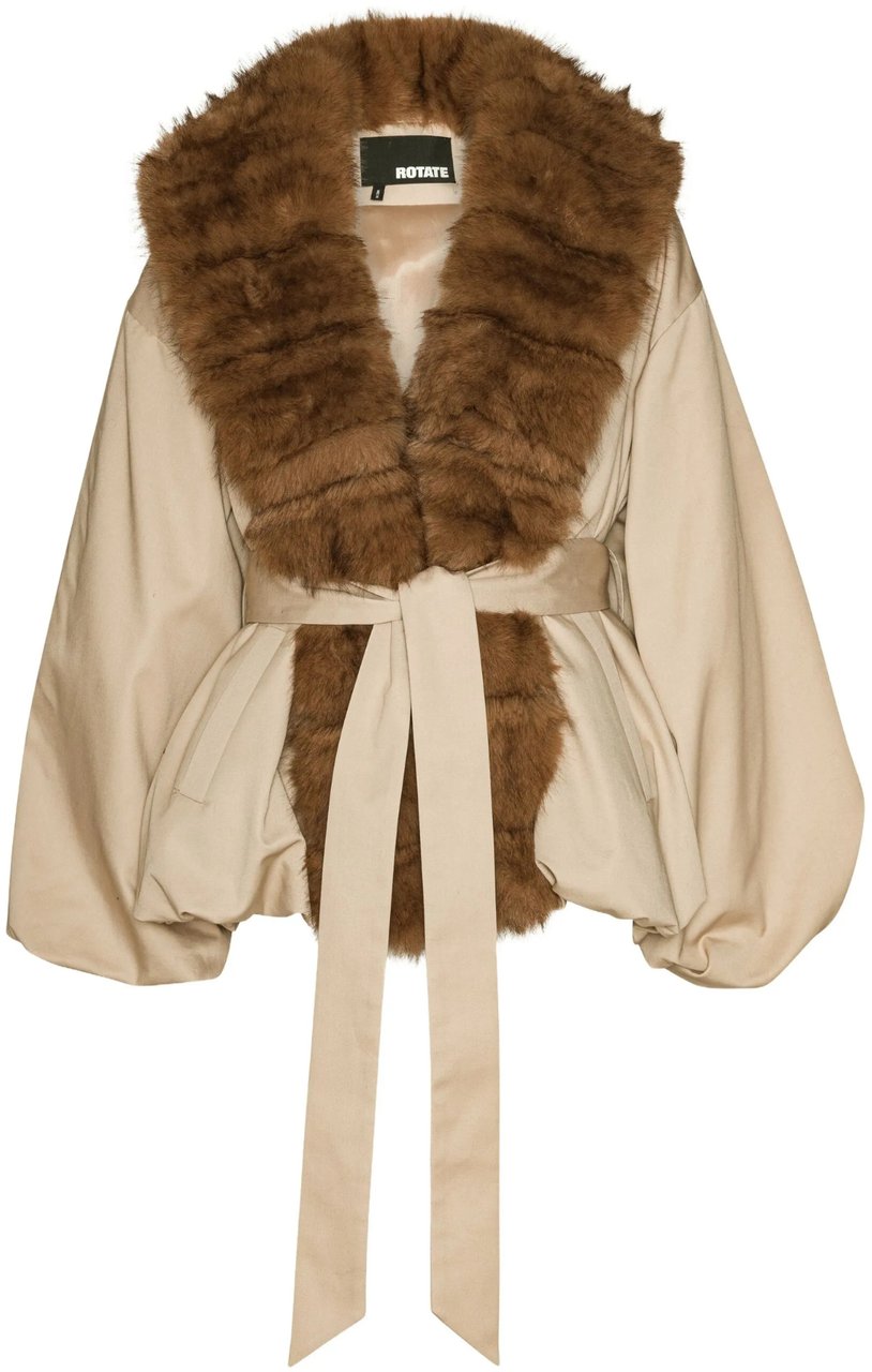Rotate Jackets Beige Beige
