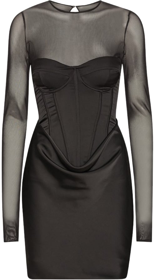 Rotate Dresses Black Zwart