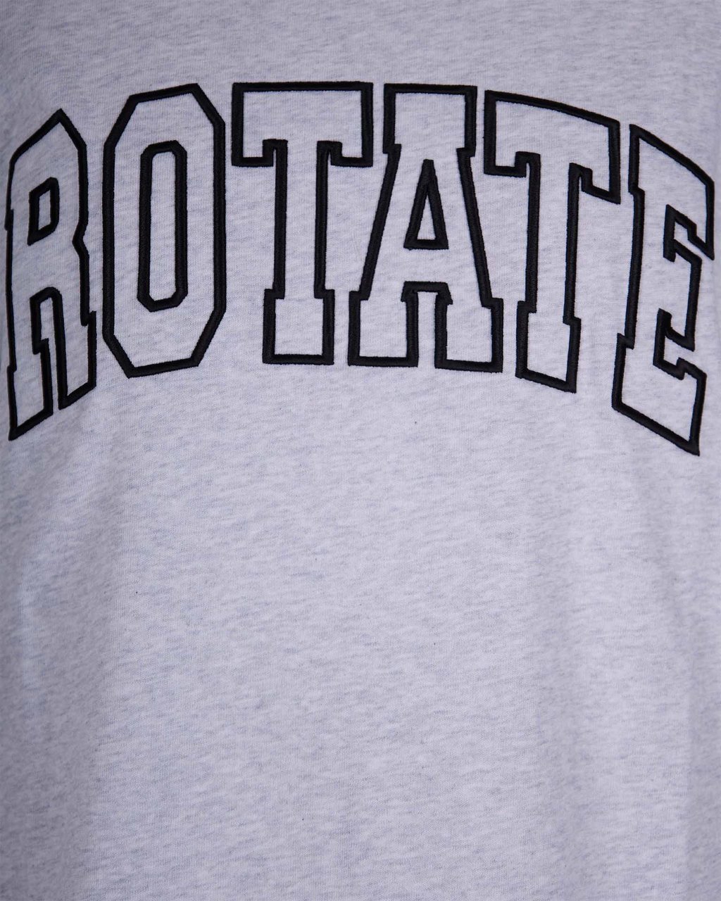 Rotate T-Shirts And Polos Light Grey Melange Grijs