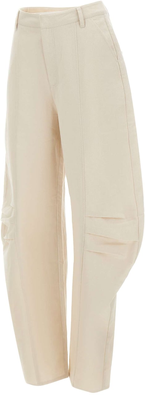 Rotate Trousers White Wit