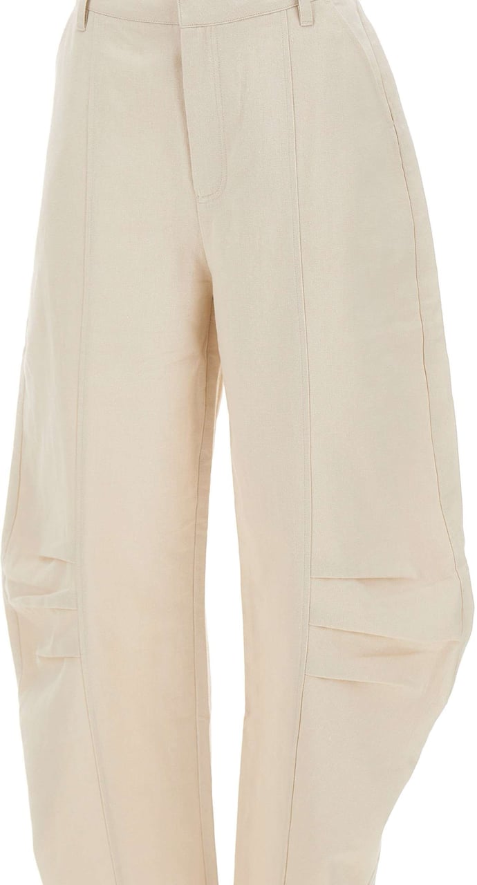 Rotate Trousers White Wit