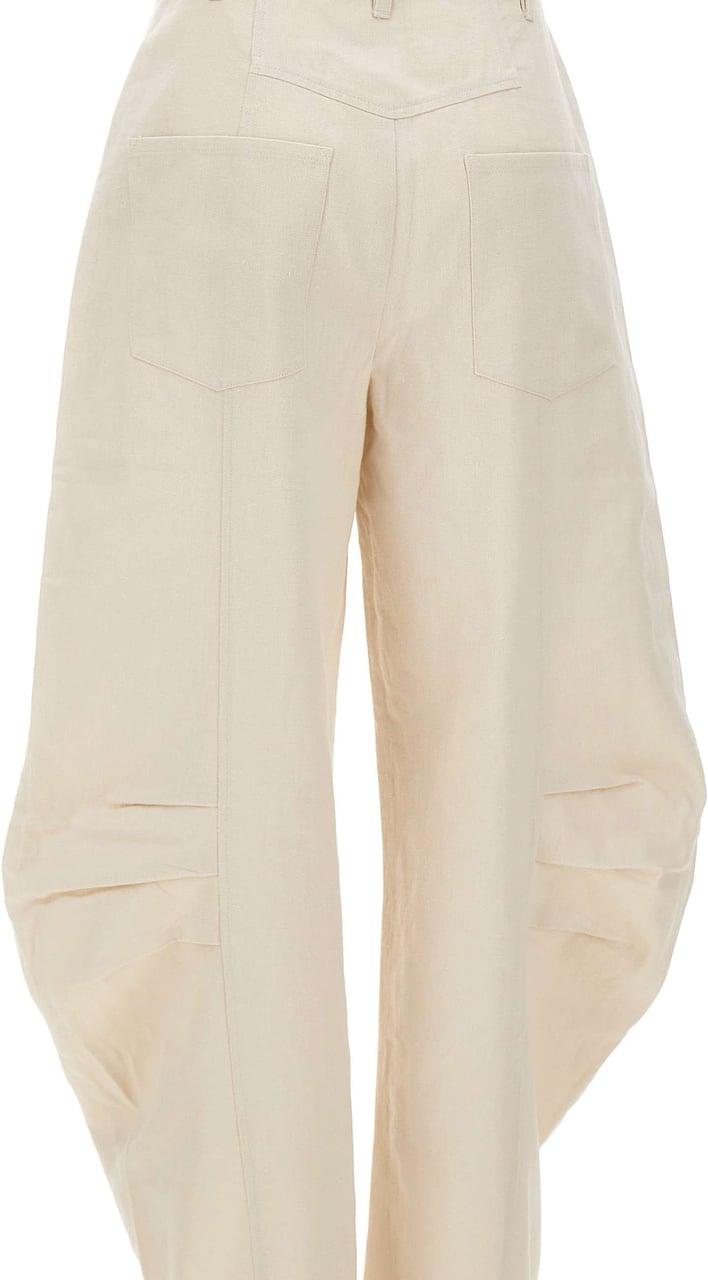 Rotate Trousers White Wit