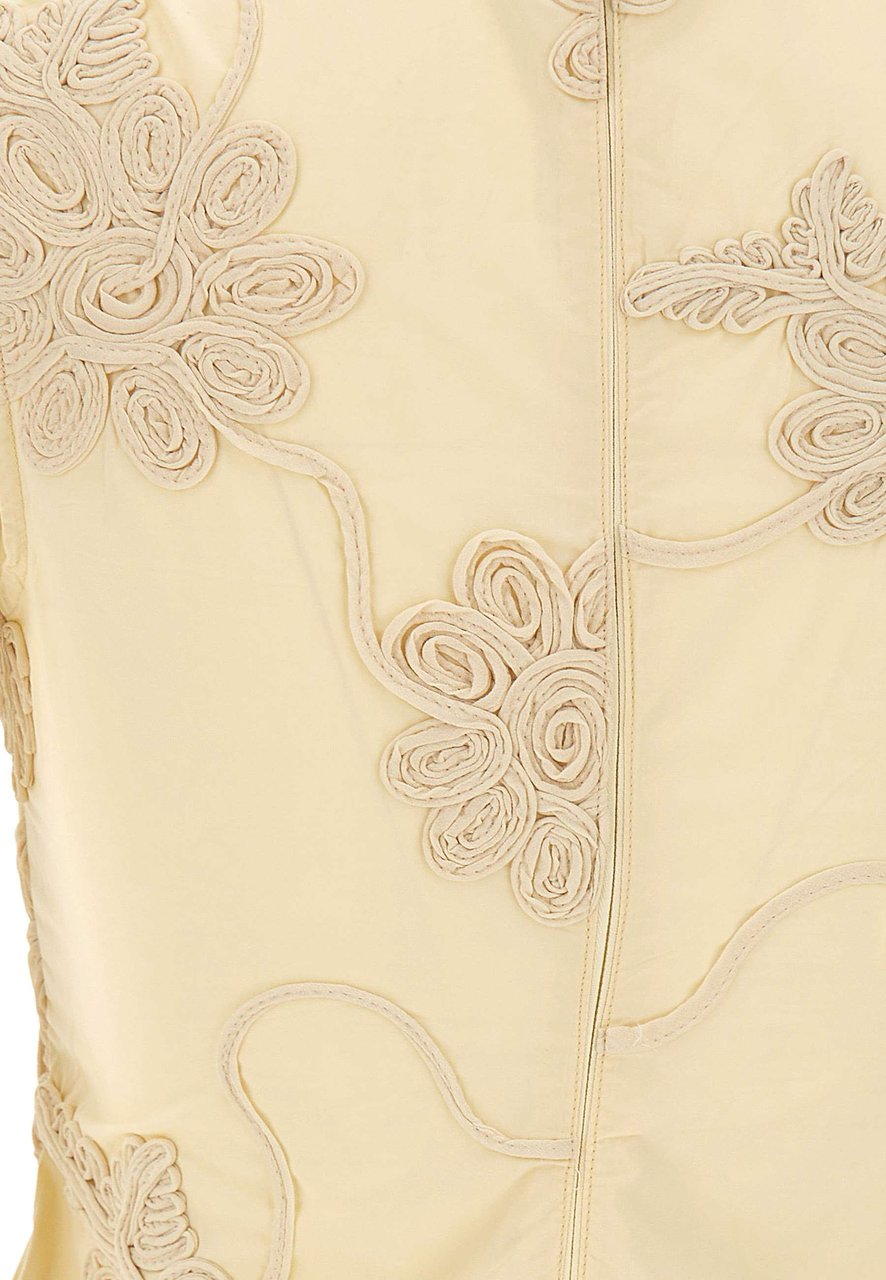 Rotate Top Beige Wit