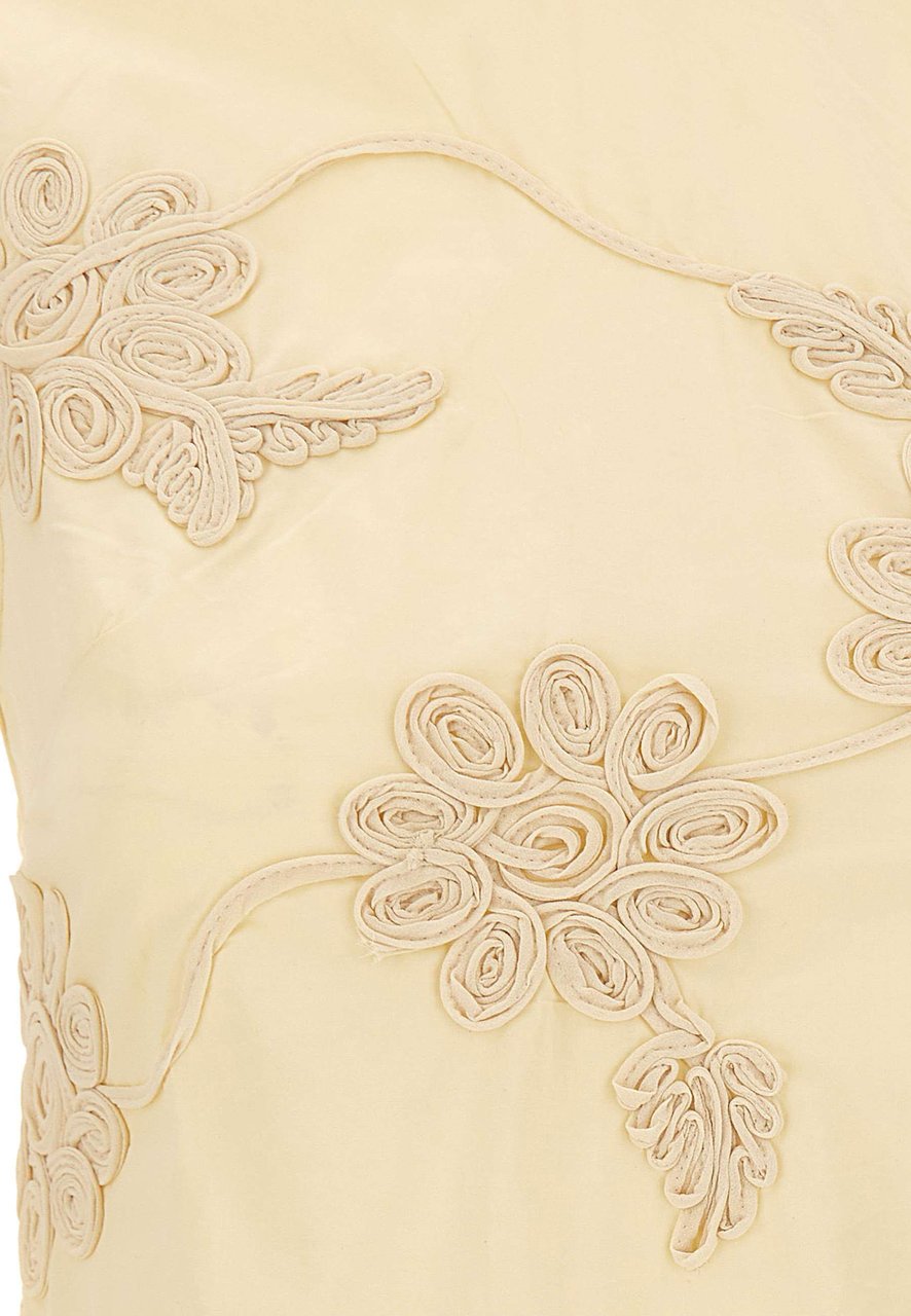 Rotate Top Beige Wit