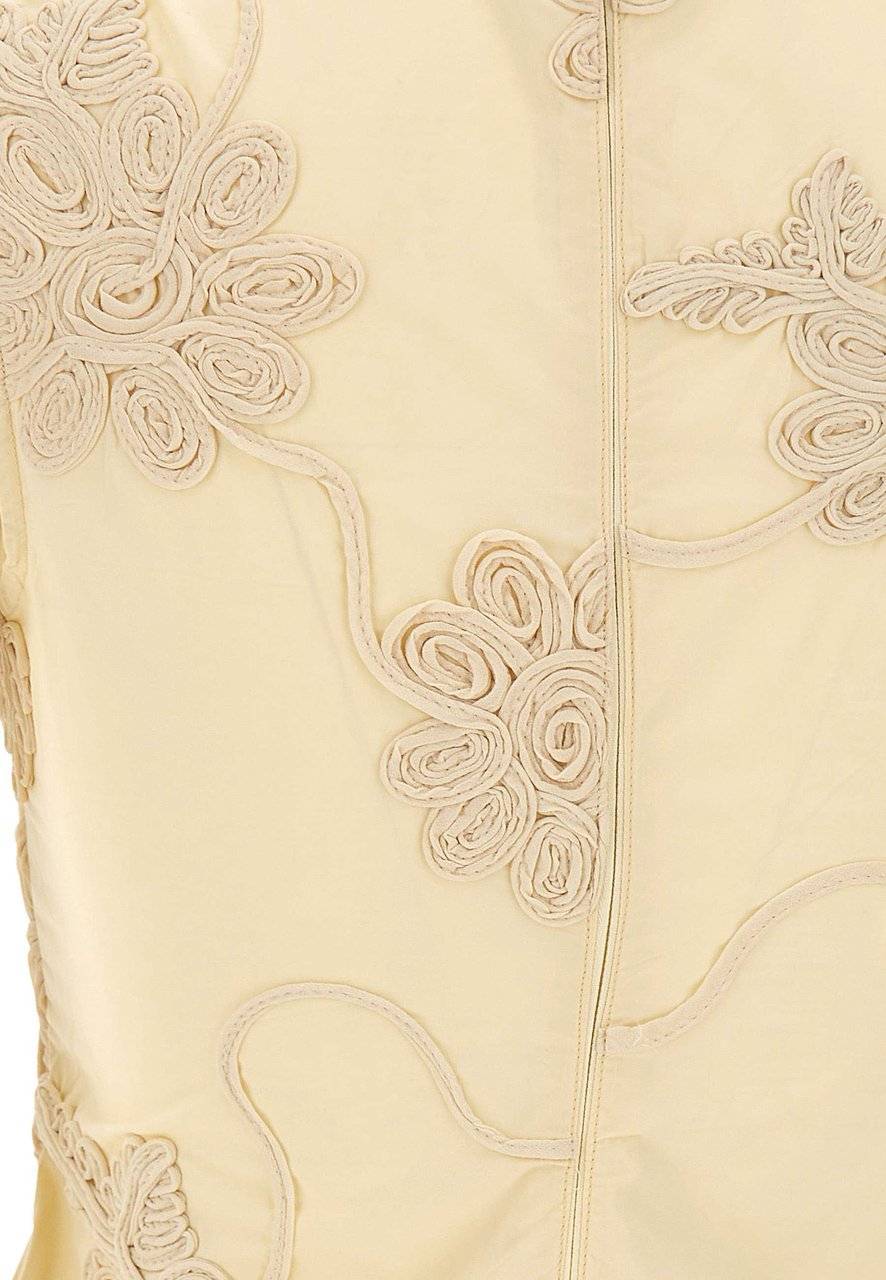 Rotate Top Beige Wit