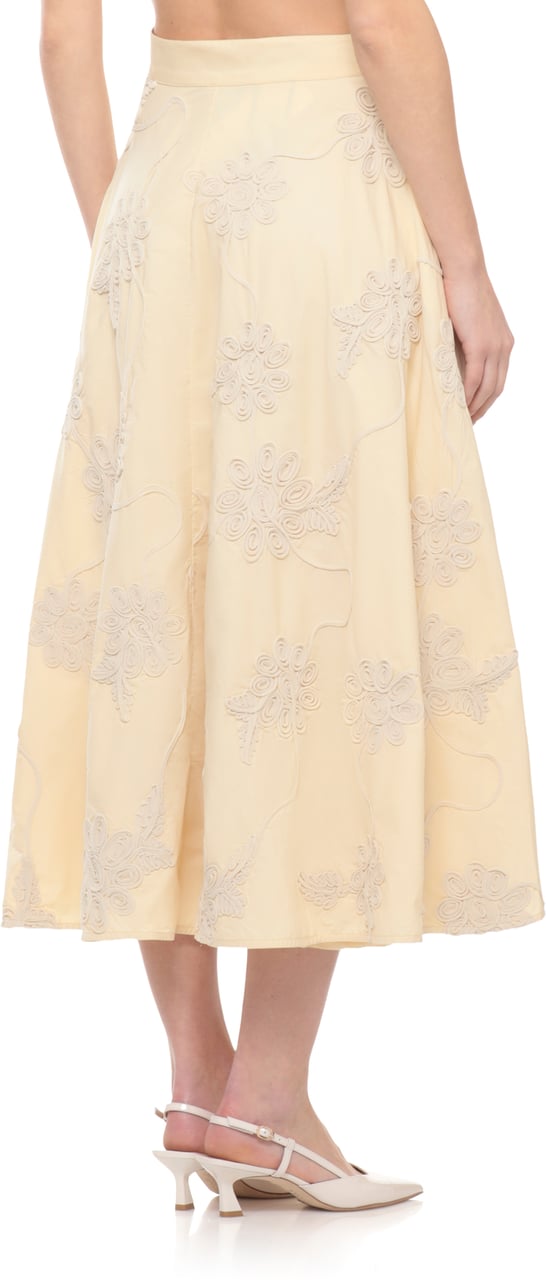 Rotate Skirts Ivory Wit