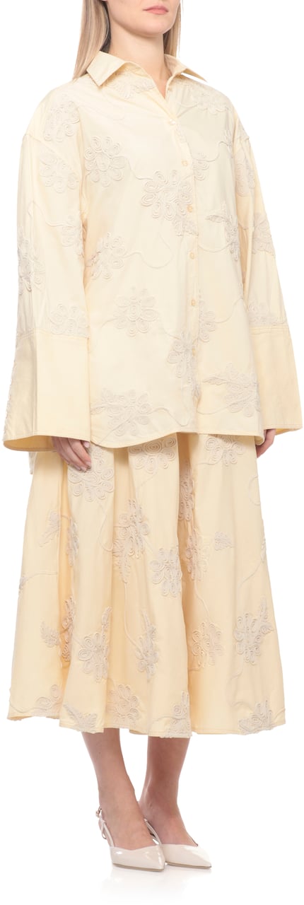 Rotate Skirts Ivory Wit