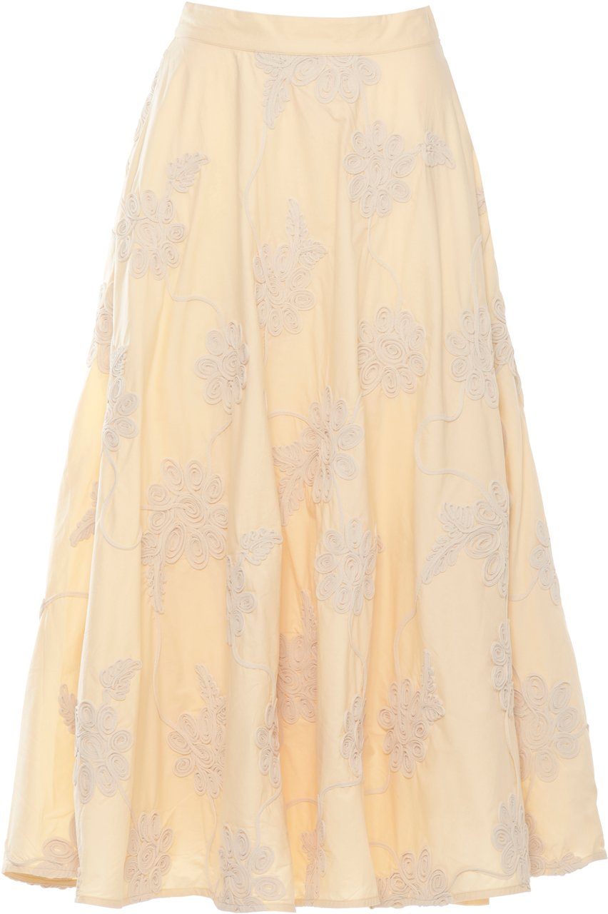 Rotate Skirts Ivory Wit
