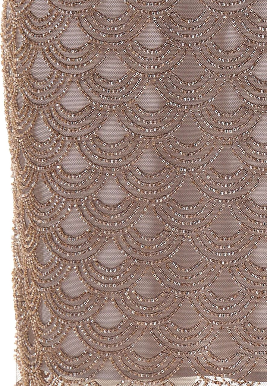 Rotate Skirts Pink Taupe