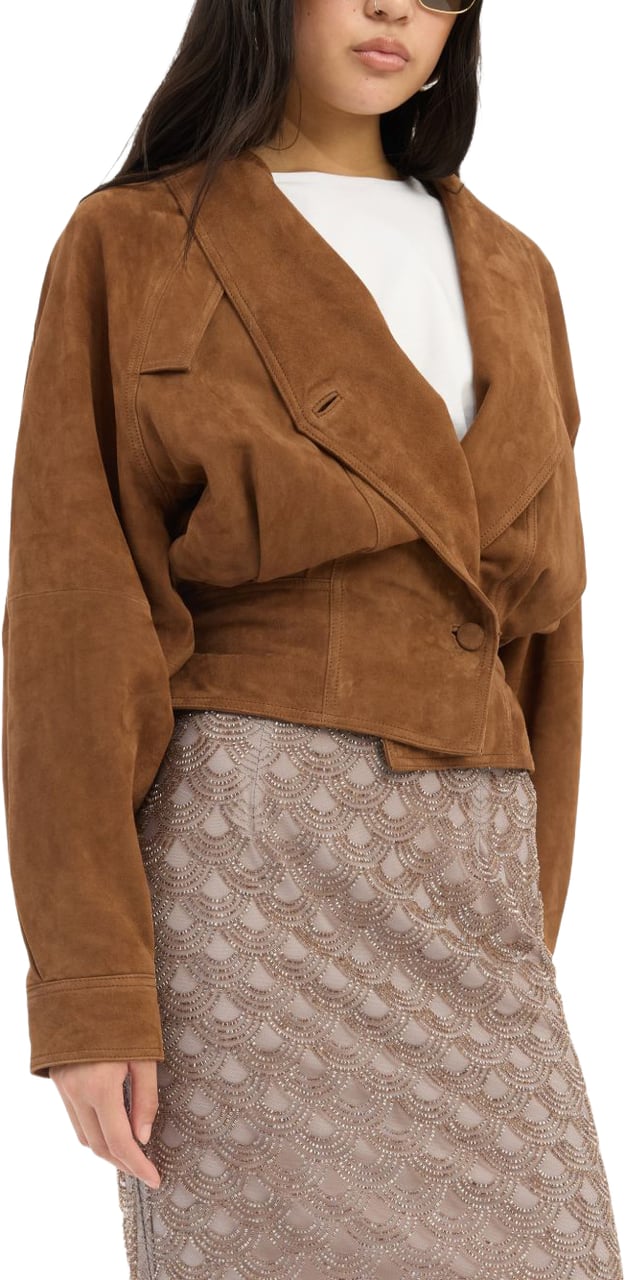 Rotate Skirts Grey Taupe