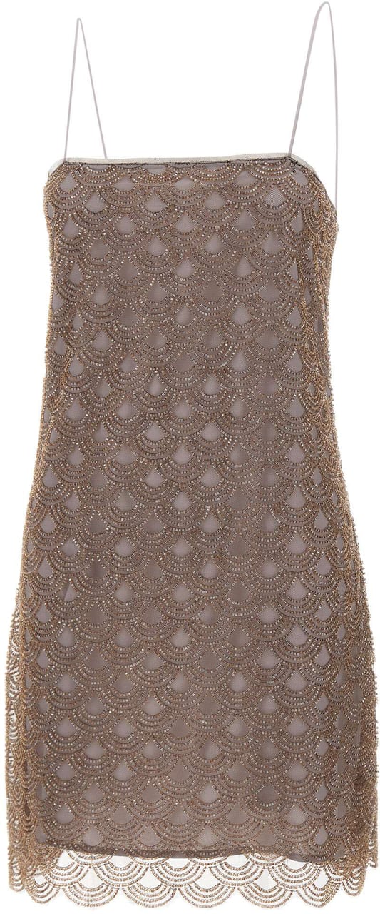 Rotate Dresses Brown Taupe
