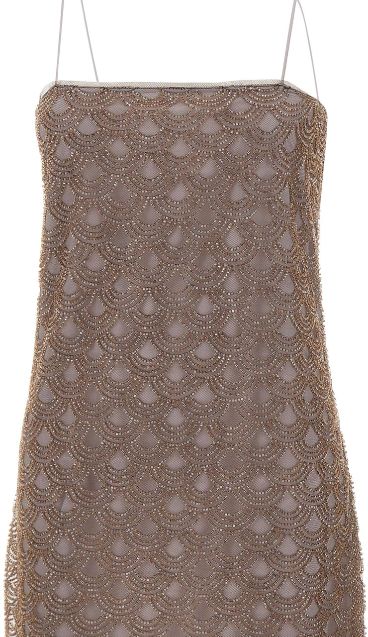 Rotate Dresses Brown Taupe