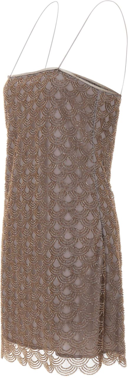 Rotate Dresses Brown Taupe