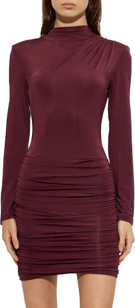 Rotate Dresses Rosso Maroon