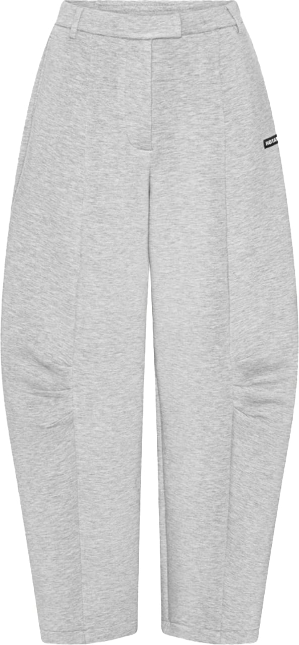 Rotate Trousers Light Grey Melange Lichtgrijs