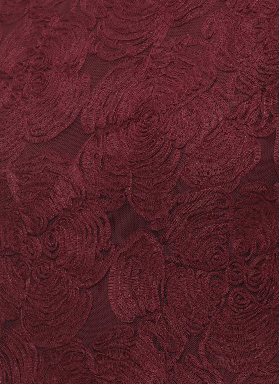 Rotate Dresses Burgundy Maroon