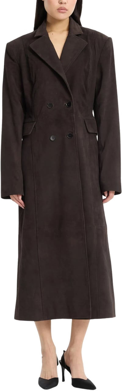 Rotate Coats Cioccolato Bruin
