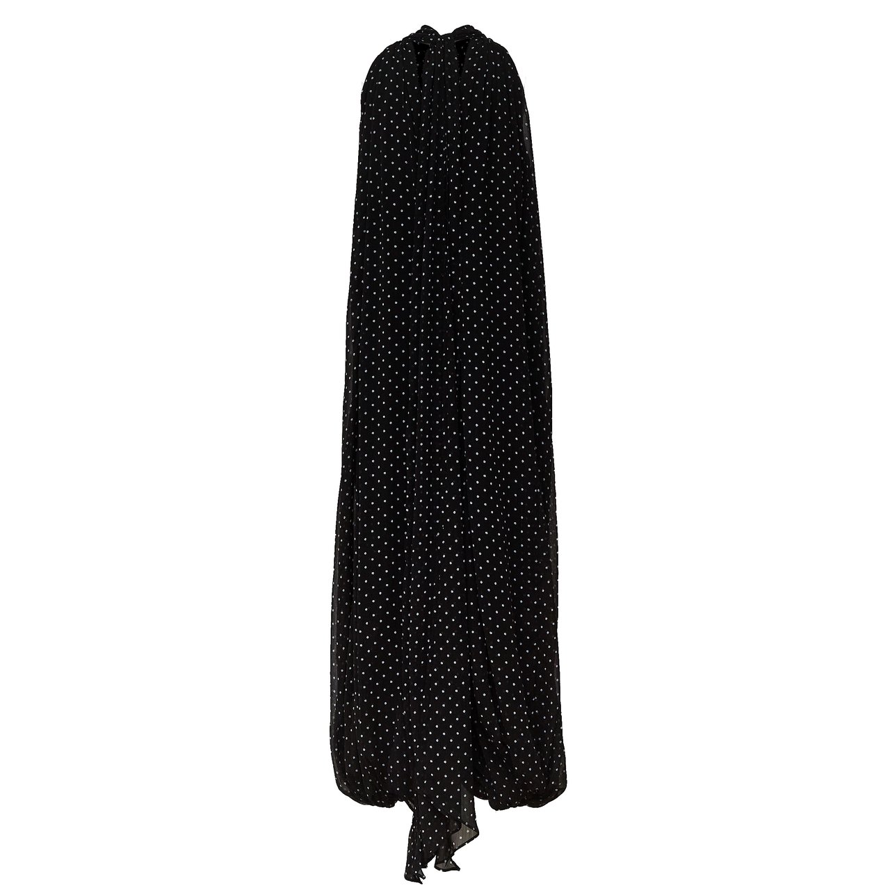 Rotate Lightweight Chiffon Balloon Jumpsuit with Halterneck Design Zwart