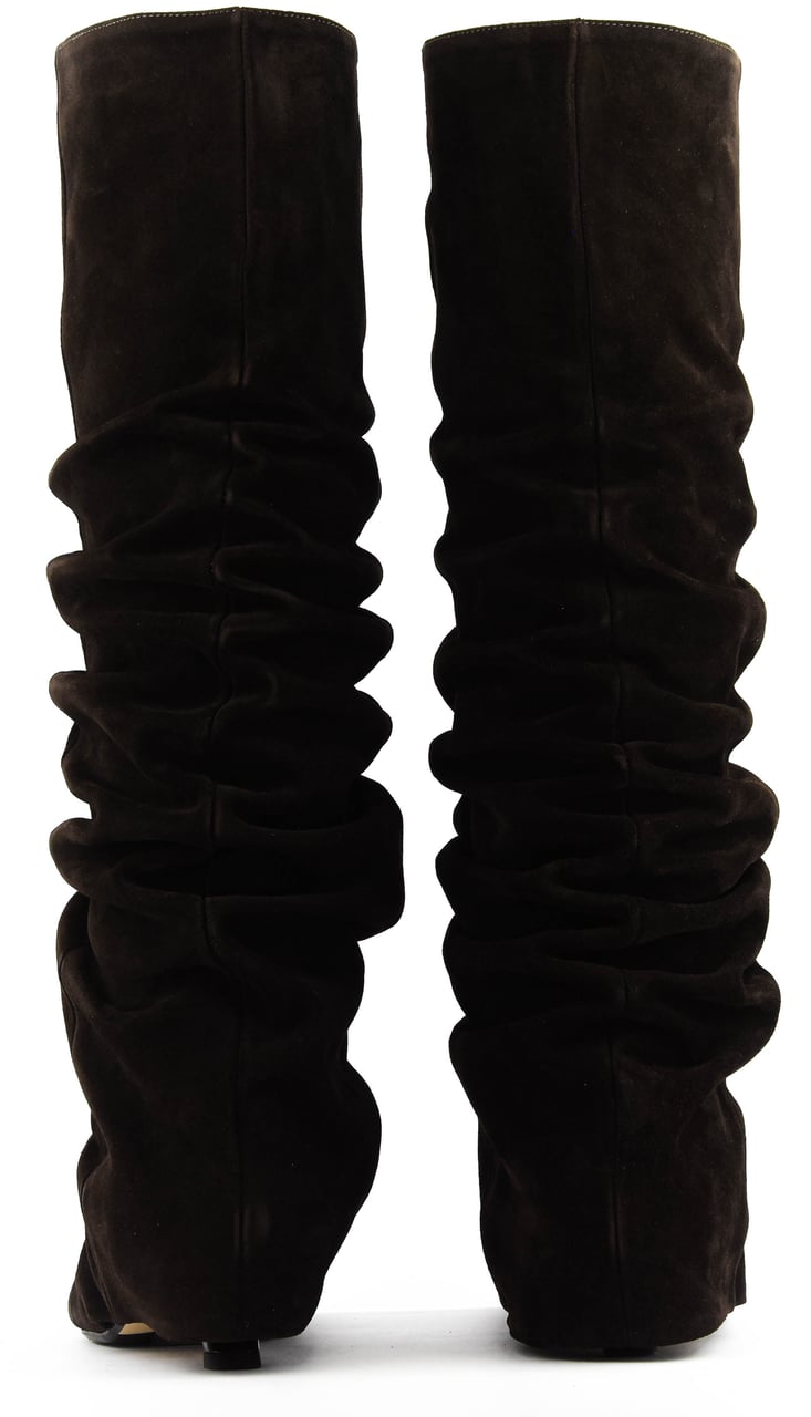 Rotue Bliss Slouchy Boot Brown Suede Bruin