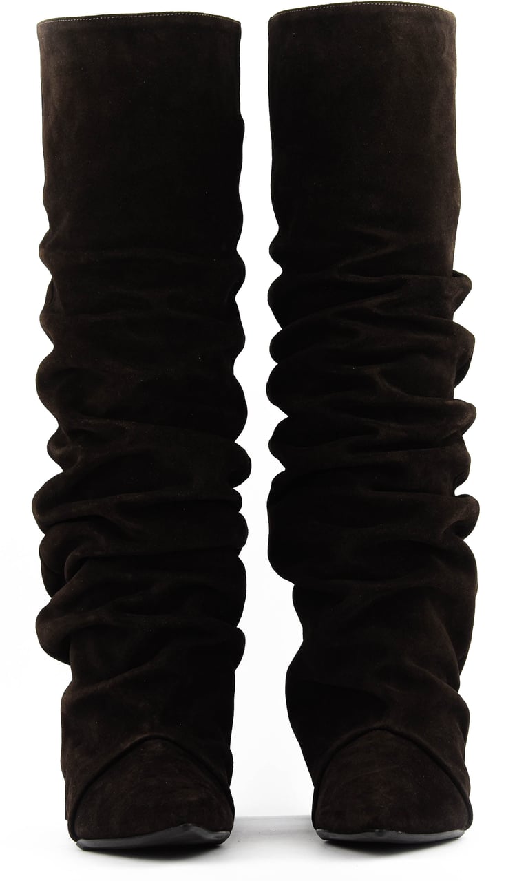 Rotue Bliss Slouchy Boot Brown Suede Bruin