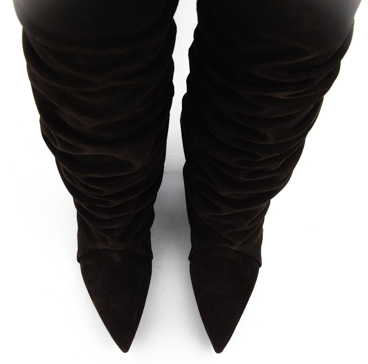 Rotue Bliss Slouchy Boot Brown Suede Bruin