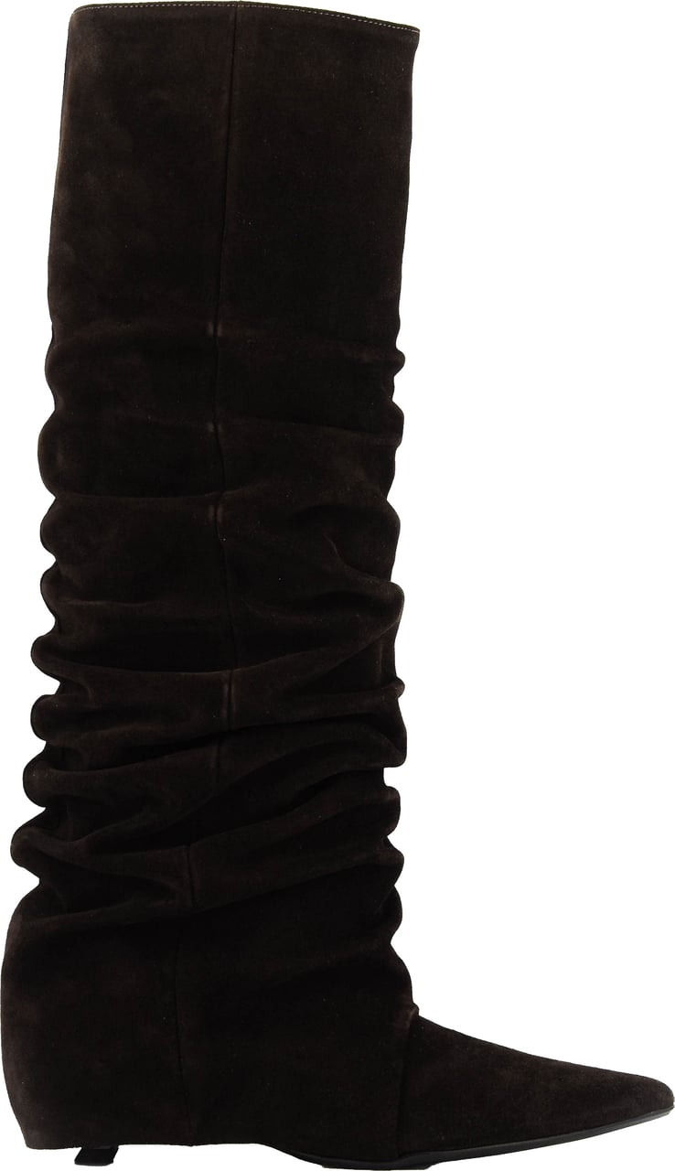 Rotue Bliss Slouchy Boot Brown Suede Bruin