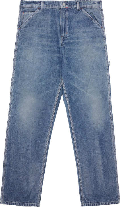 Roy Roger's Trousers Denim Blauw