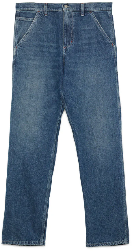 Roy Roger's Trousers Denim Blauw